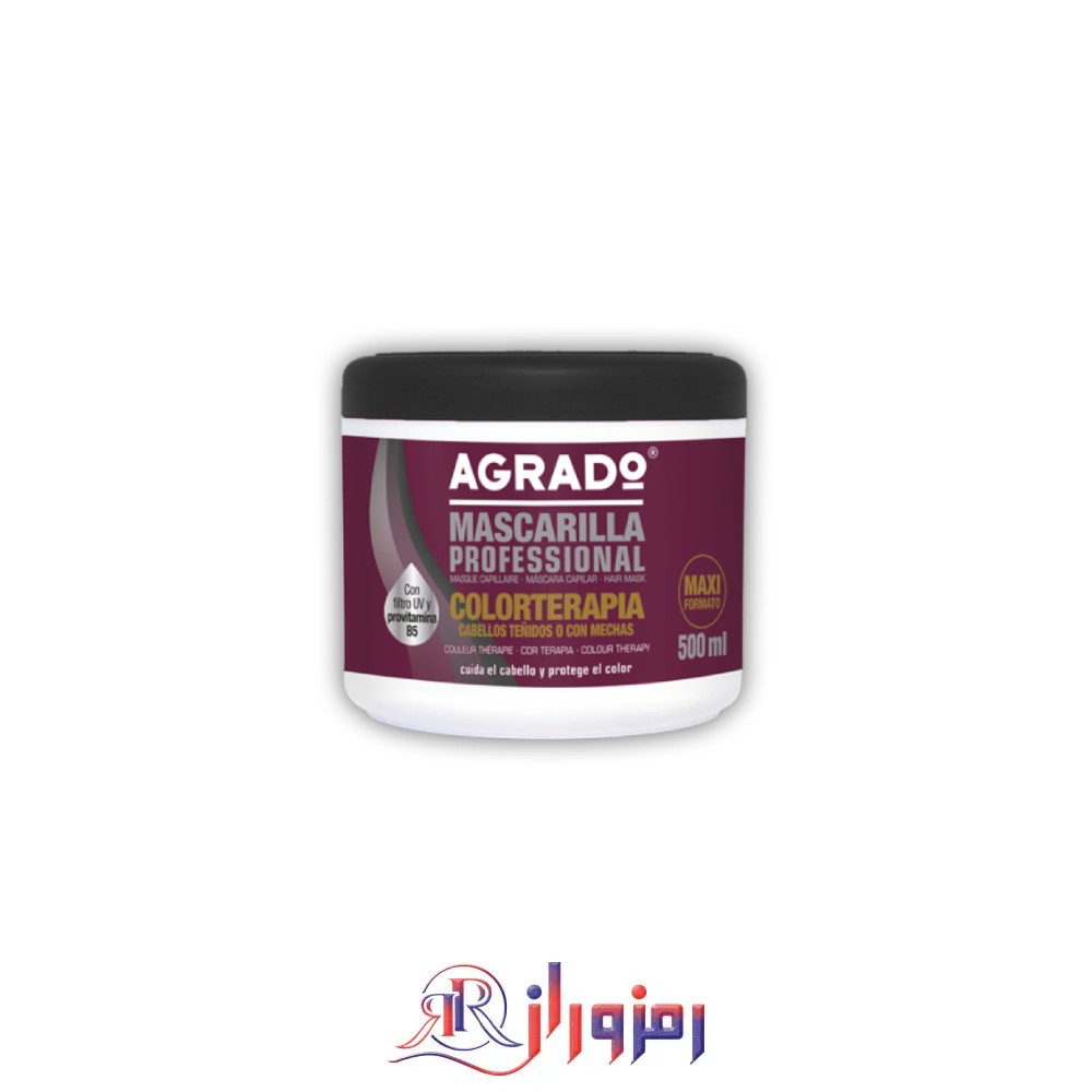 ماسک مو آگرادو Agrado مناسب موهای رنگ شده حجم 500 میل،خرید و قیمت ماسک مو آگرادو Agrado مناسب موهای رنگ شده حجم 500 میل